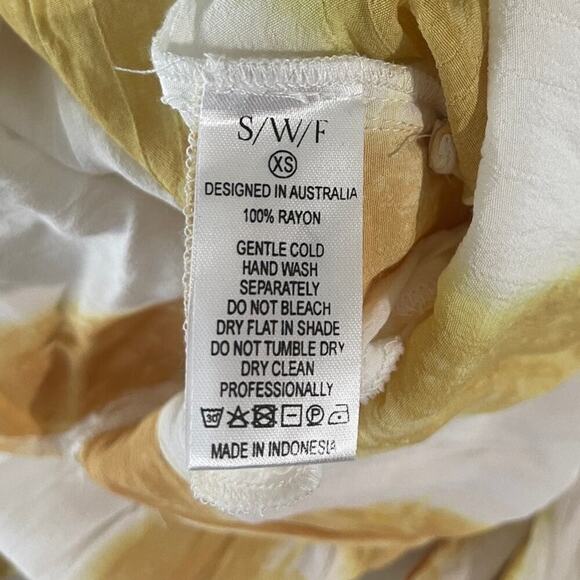 SWF Plunge Dress Golden Hour Size XS - Picture 9 of 9